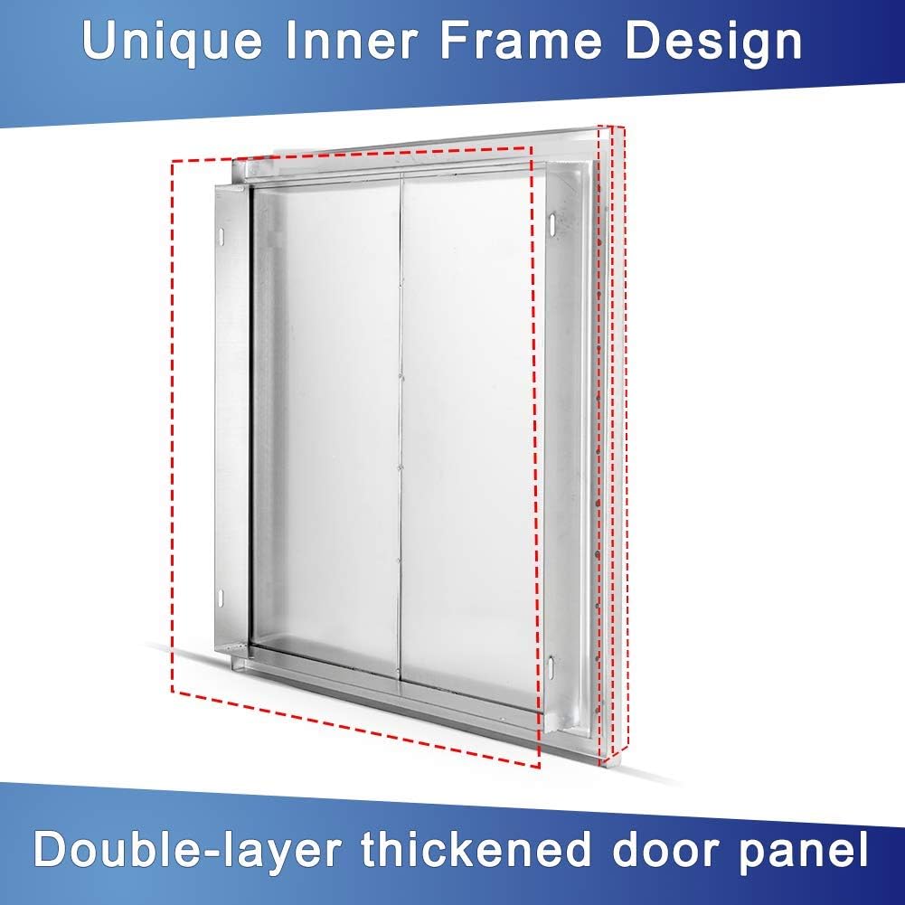 42 W x 21 H Stainless Steel Single Access Door E530