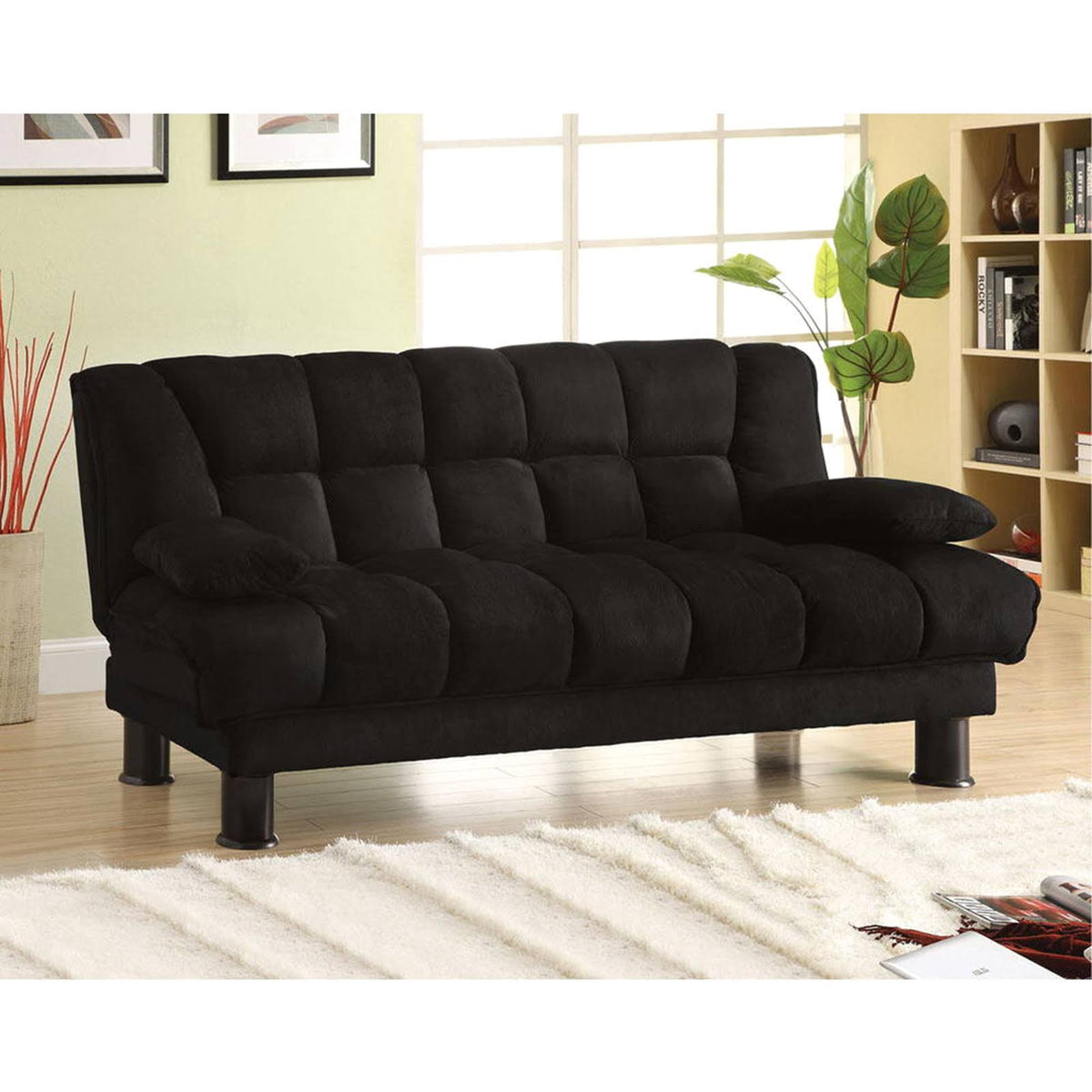 Black Futon Sofa R618829