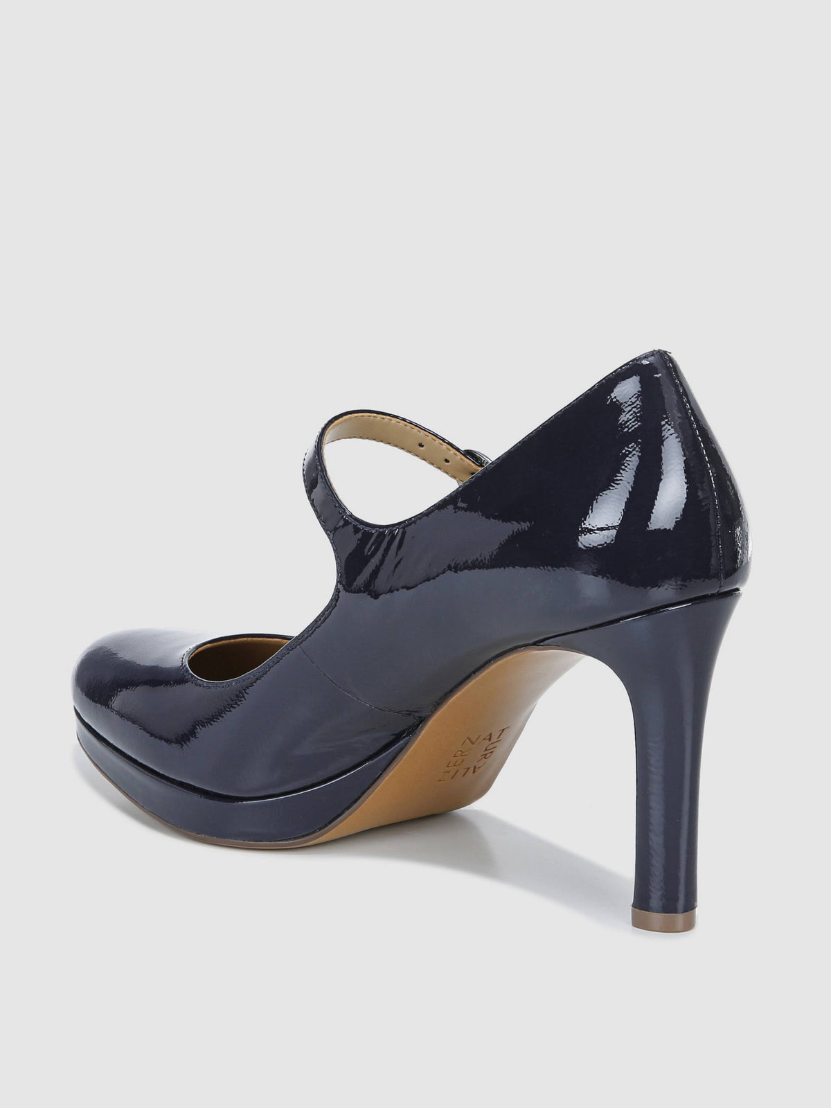 Navy Patent Mary Janes D4762