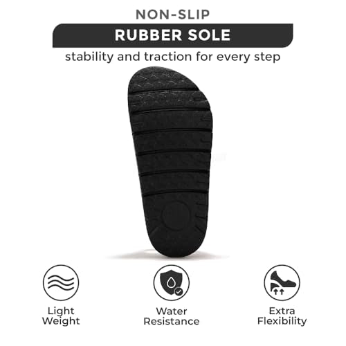 Genuine Leather Platform Sandals with Memory Foam Insole H901