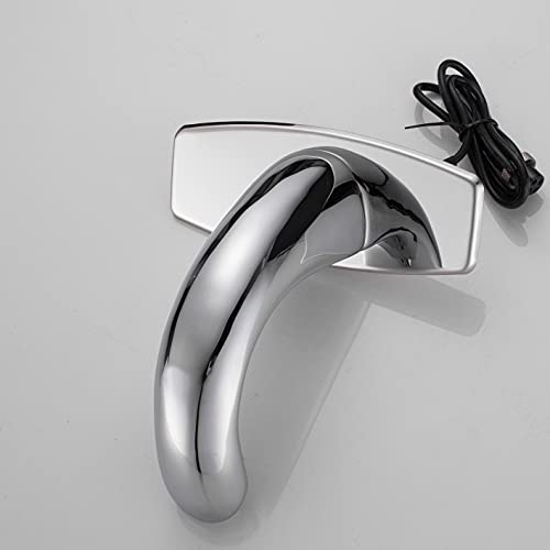 Commercial Automatic Sensor Touchless Bathroom Sink Faucet with Mixer Valve Control Box and Deck Plate N9241