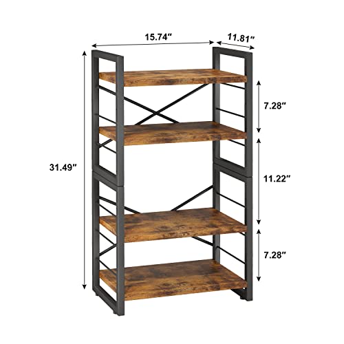 3 Tier Metal Black Bookshelf K980260