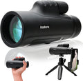 12x50 Waterproof Monocular with Smartphone Adapter & Tripod E45100