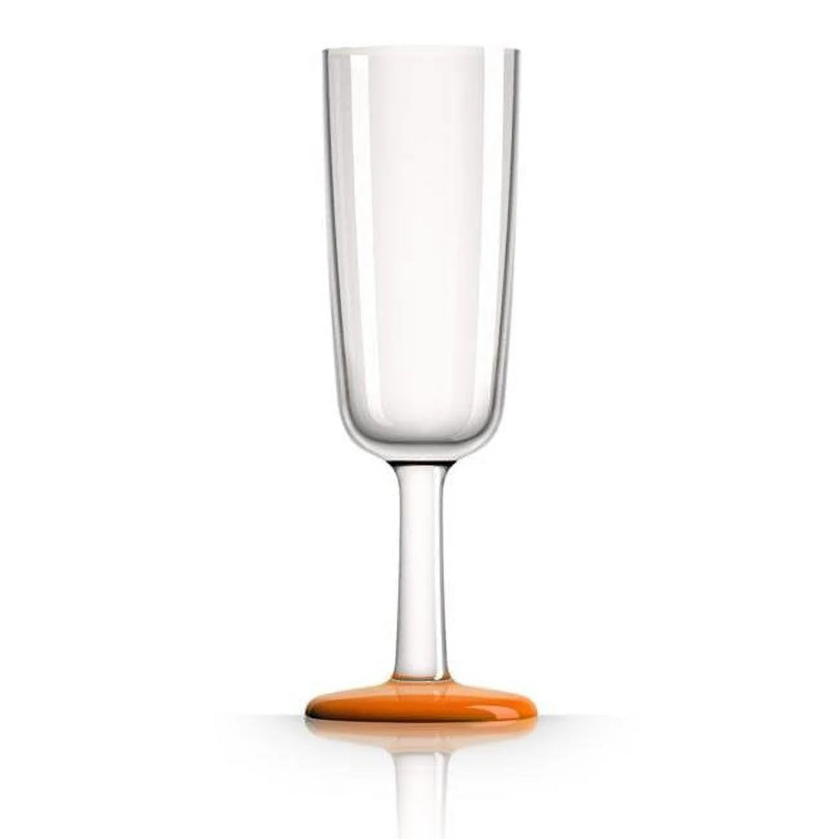 Orange Flute Glass Pack of 4 I616781