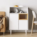 Cat Litter Box Enclosure Wooden Pet Crate Furniture K3770