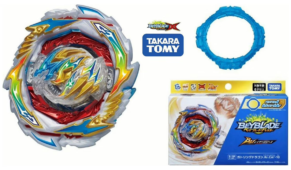 Beyblade Burst B-199 Gatling Dragon Karma Charge Metal'-10 w/ D Gear B1287