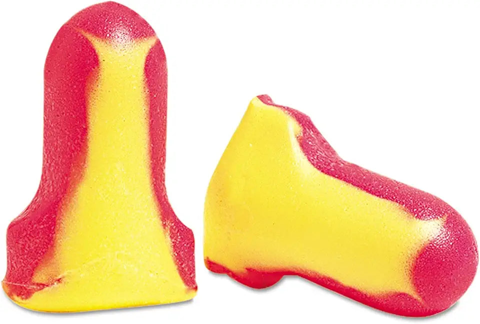 Laser Lite Single-Use Earplugs, Cordless, 32NRR, Magenta/Yellow, 200 Pairs R455