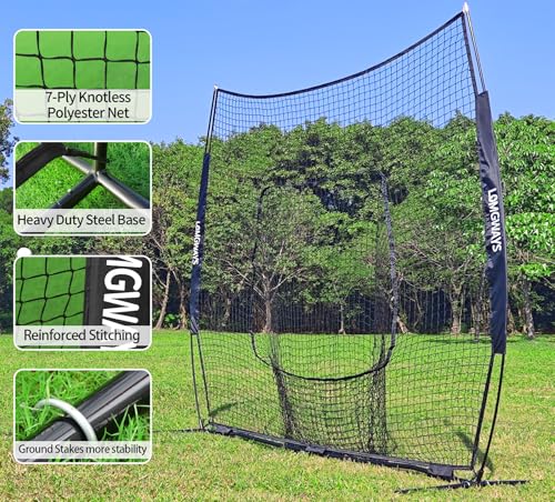 Baseball Softball Net with Steel Frame and Carry Bag E246940