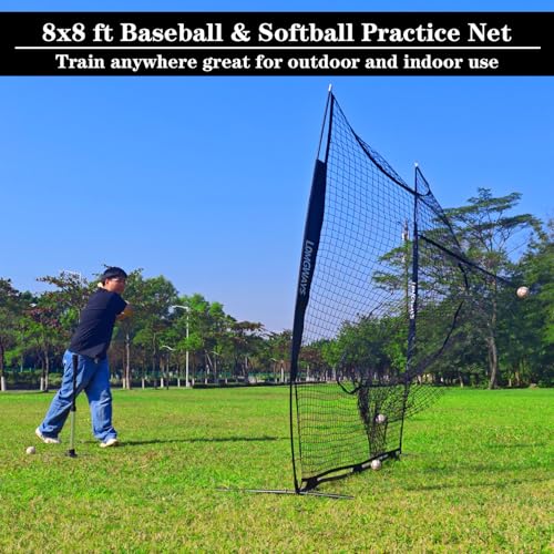 Baseball Softball Net with Steel Frame and Carry Bag E246940