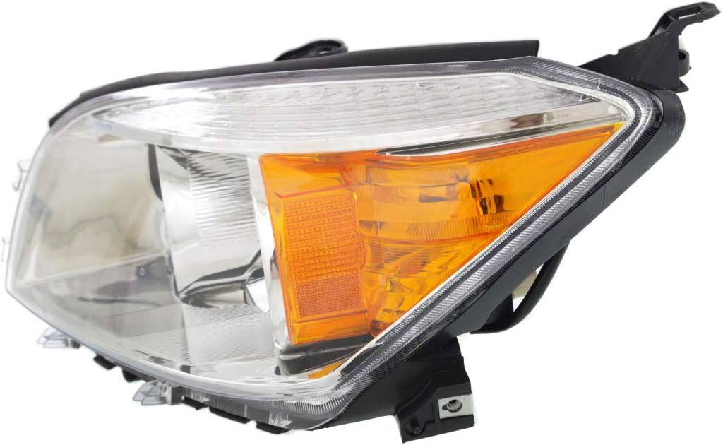 Chrome Bezel Headlight Assembly Driver Side L8240