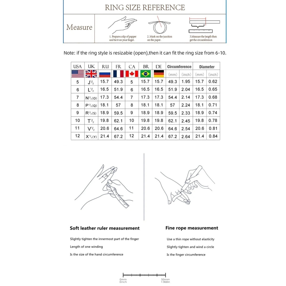 5ct Round Cut Moissanite Engagement Ring with Certificate D235825