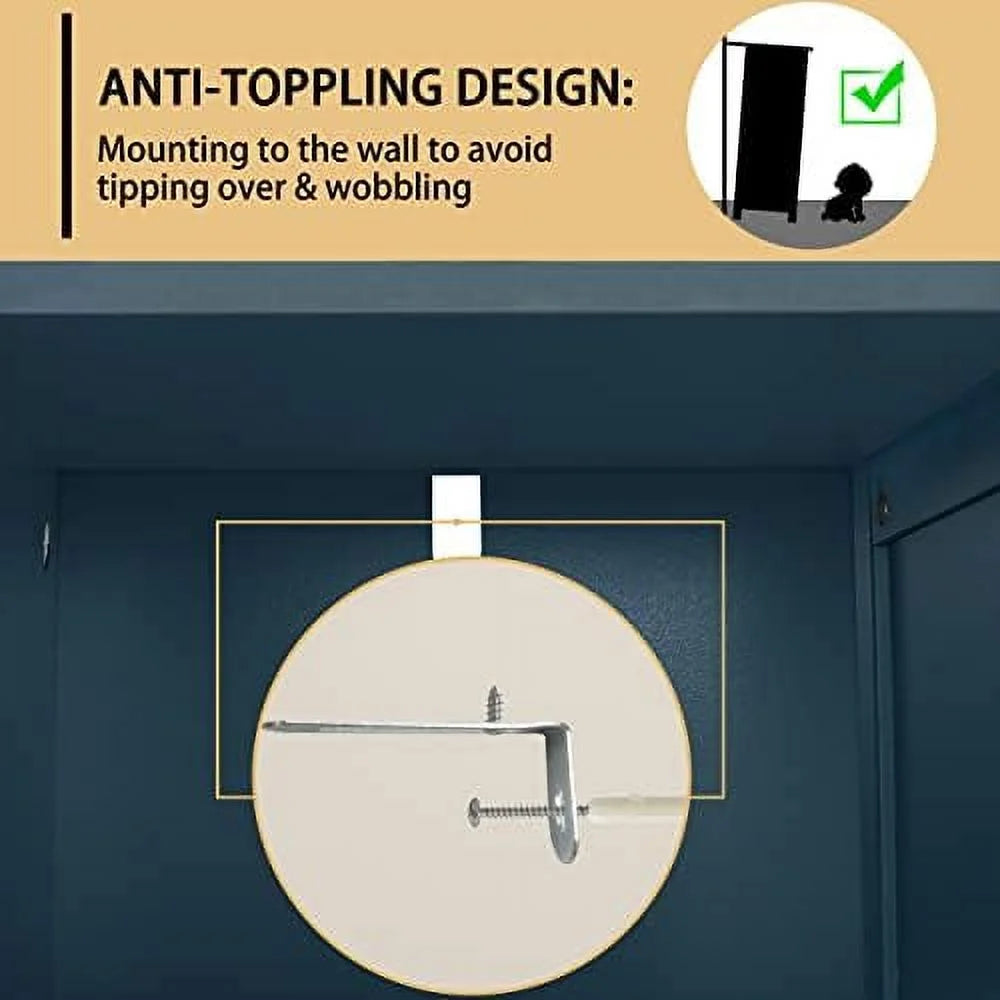 Dark Teal 4 Drawer Bathroom Cabinet R95419