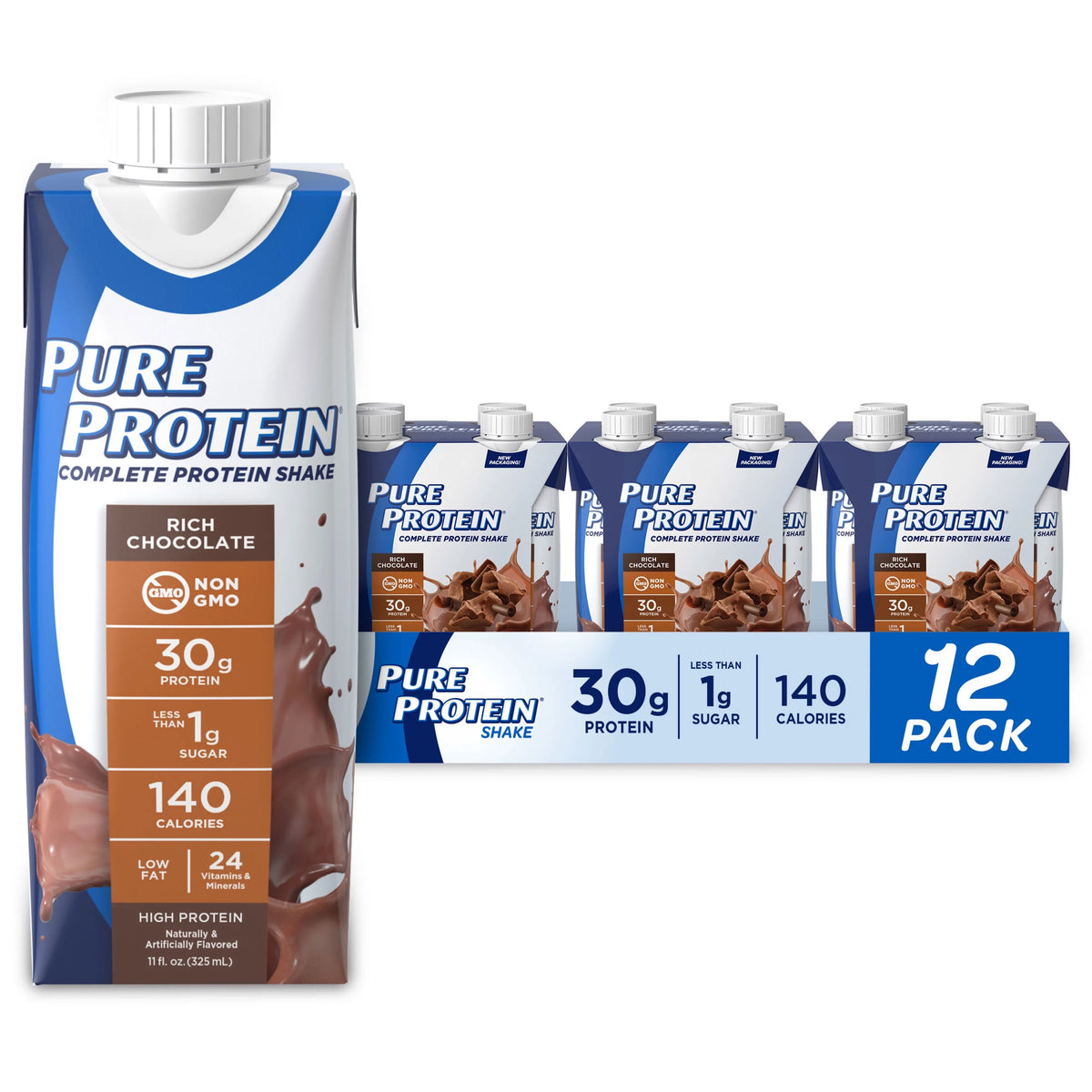 Rich Chocolate 30g Protein Shake 12 Ct O98562