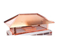 Copper Multi-Flue Chimney Cap with 14-inch Mesh Height O361