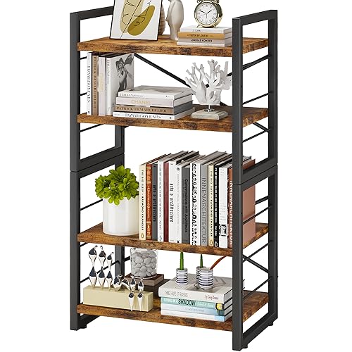 3 Tier Metal Black Bookshelf K980260