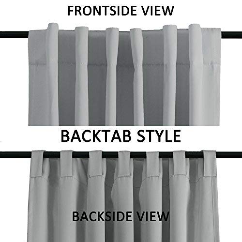 Mineral Blue Blackout Curtain Panels 52" W x 96" L Set of 2 Panels G5923