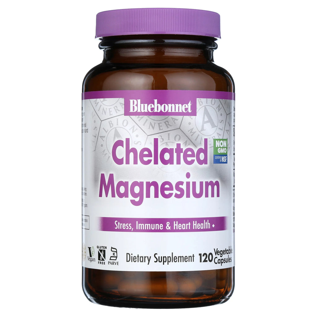 Chelated Magnesium 120 Vegetable Capsule I98114
