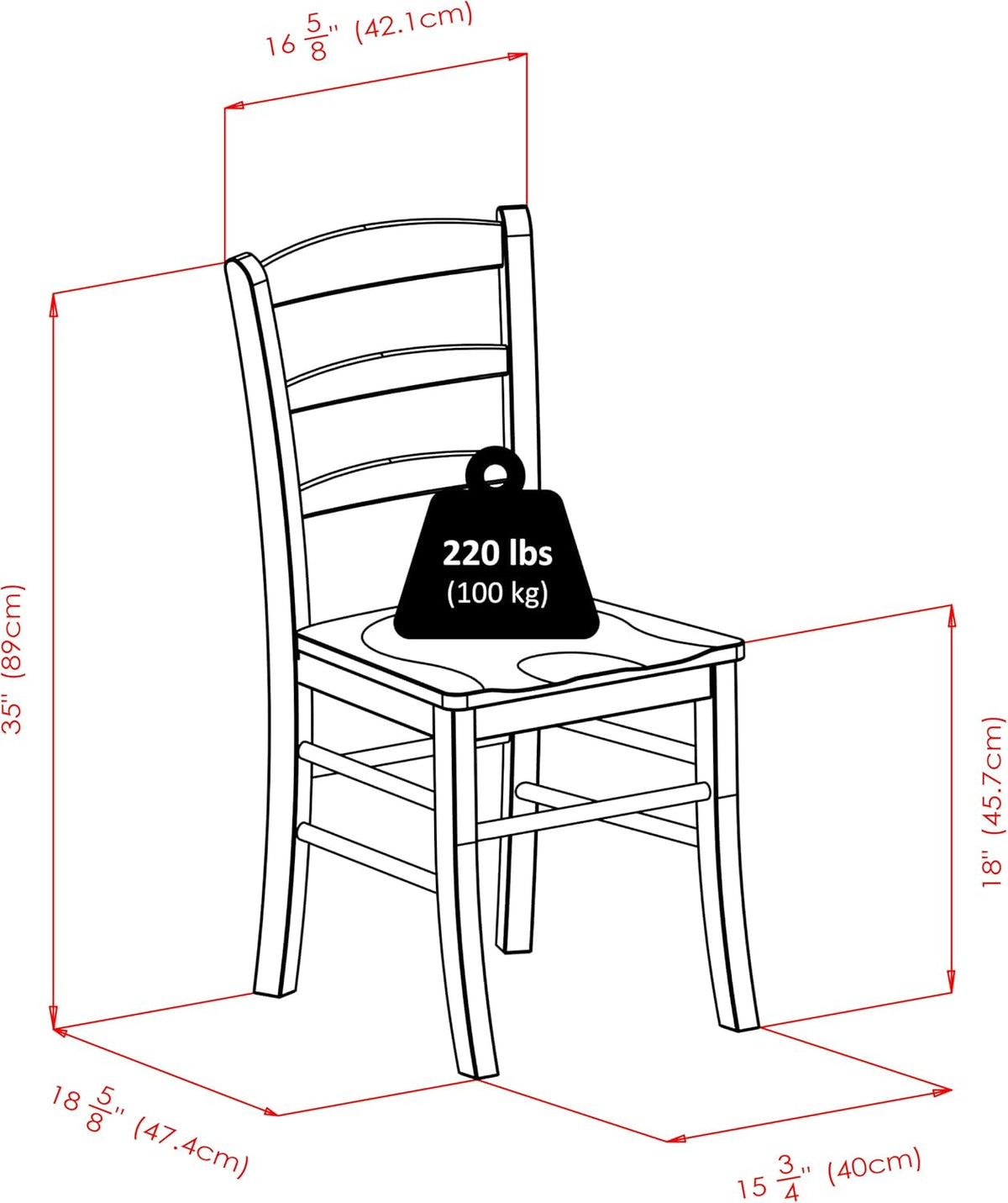 Walnut 5-Pc Dining Table with 4 Chairs H100