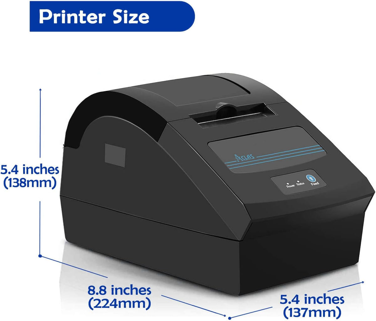 3'1/8 Direct Thermal Receipt Printer 80mm USB Port D5053
