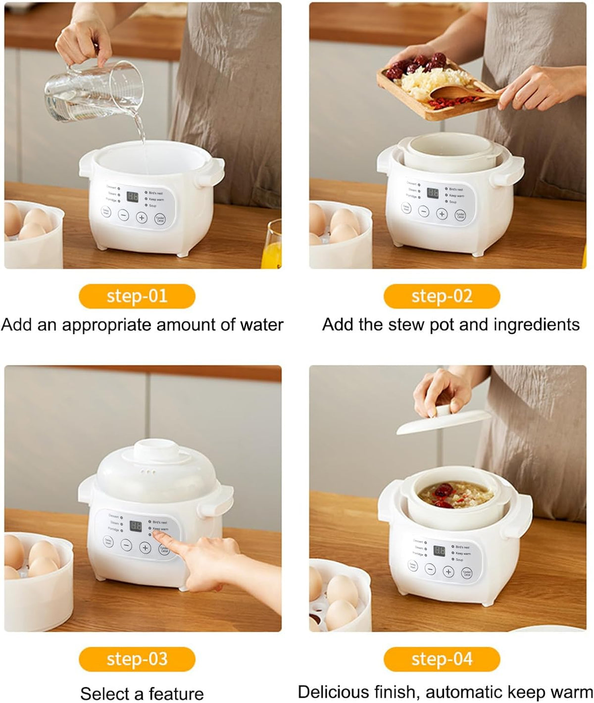 Mini Ceramic Stew Cooker Q7795