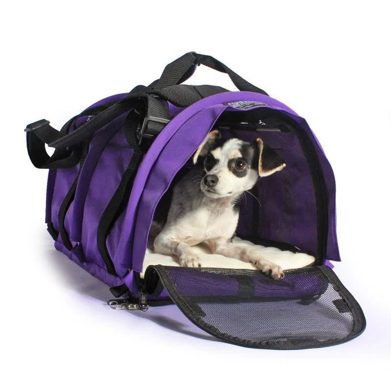 Flexible Height Pet Carrier Large Bordeaux X74519
