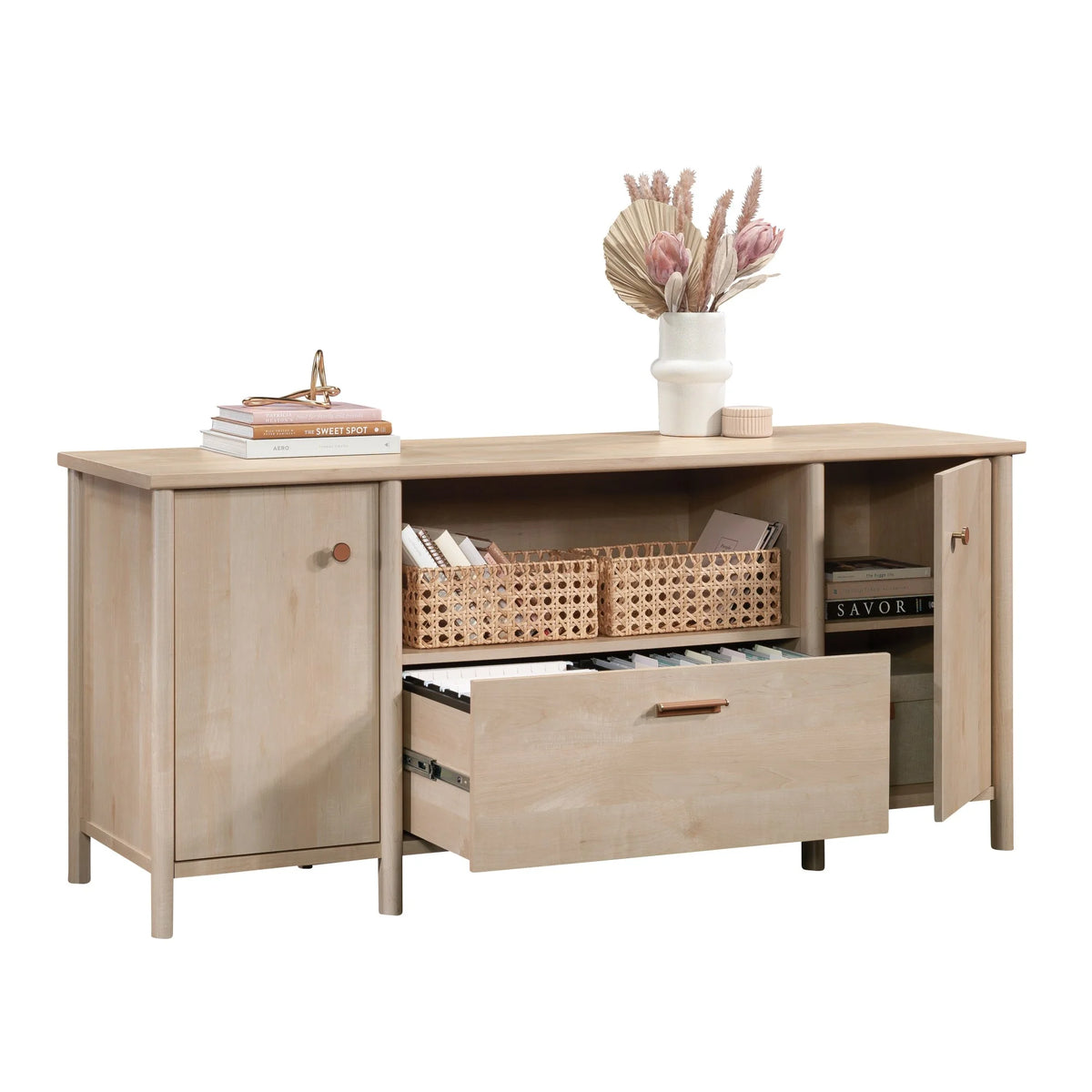 Natural Maple Engineered Wood Credenza I79307