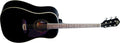 Black Dreadnought Acoustic Guitar O989177