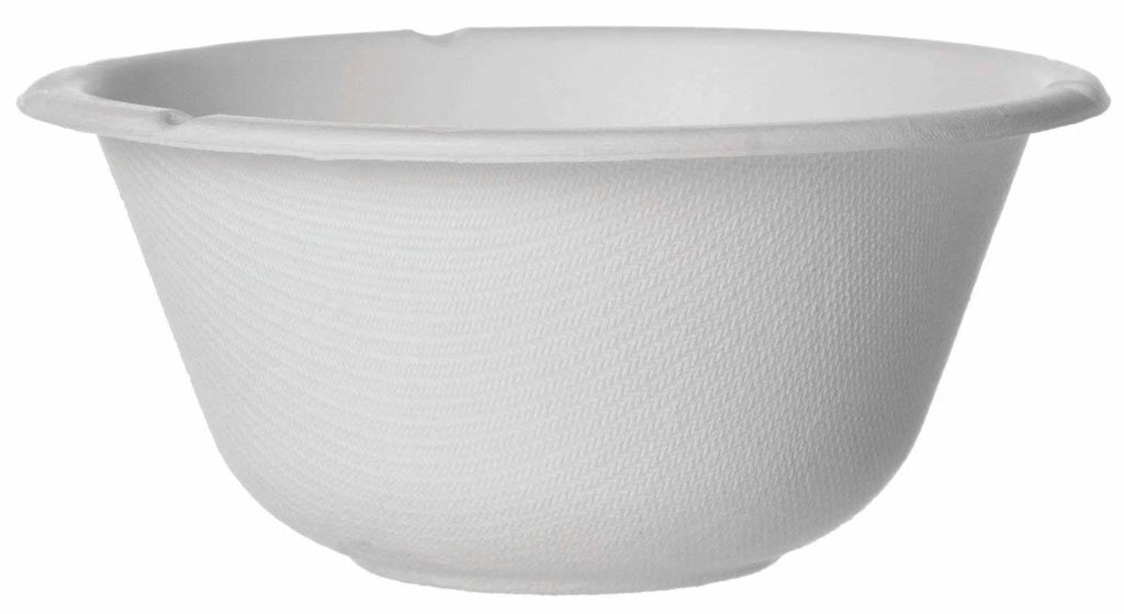 Compostable Sugarcane 8-Ounce Coupe Bowls F6567