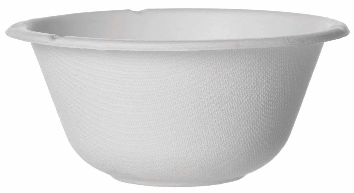 Compostable Sugarcane 8-Ounce Coupe Bowls F6567