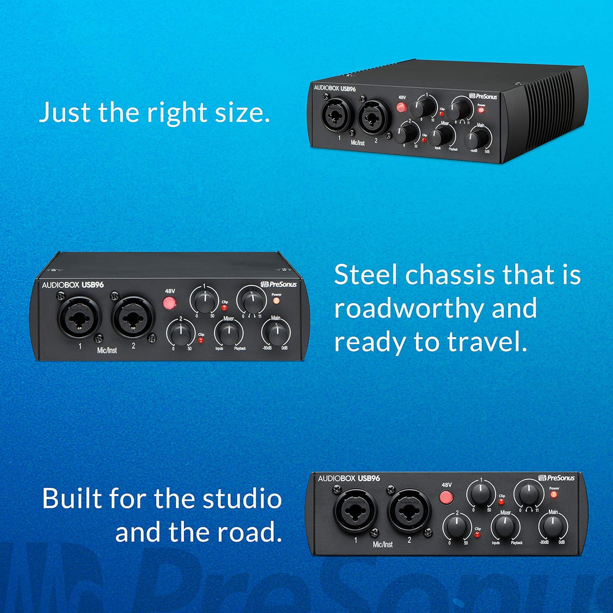 USB 2.0 Recording Bundle with Interface, Headphones, Microphone and Studio One software M735915