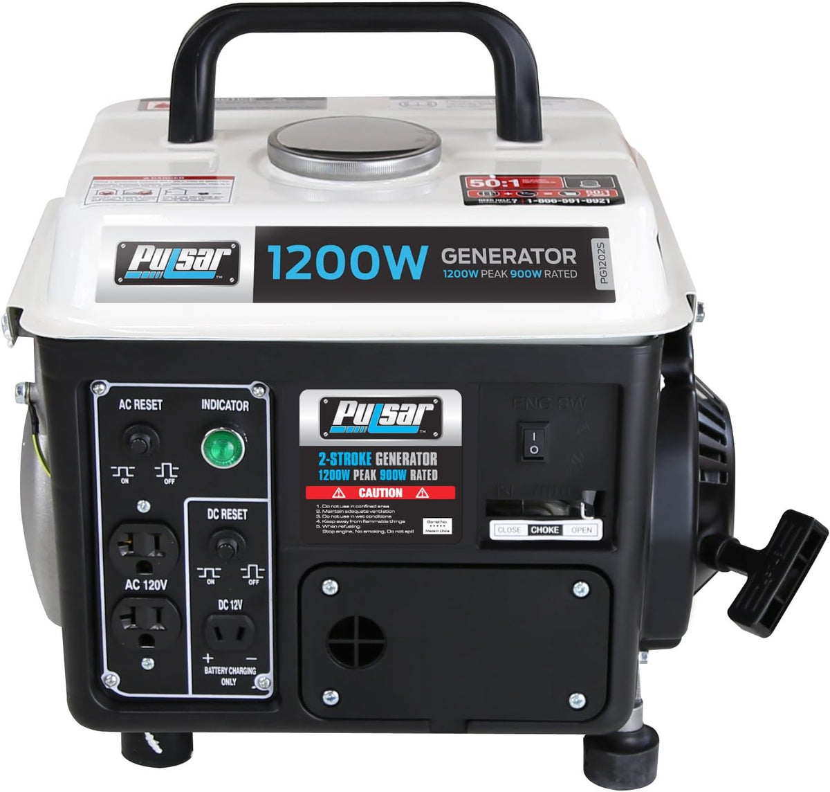 1,200W Gas-Powered Portable Generator D90703