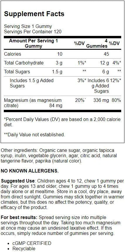 Magnesium Gummies J286467
