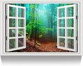 Canvas Print Wall Art Green Forest Landscape Picture O873