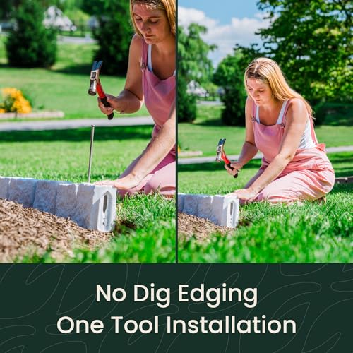 Faux Stone Landscape Edging Border X2979