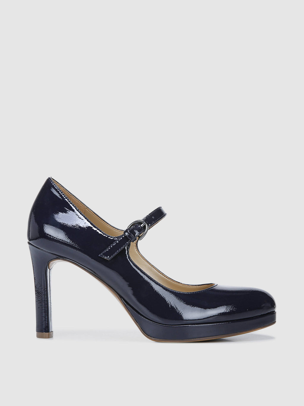 Navy Patent Mary Janes D4762