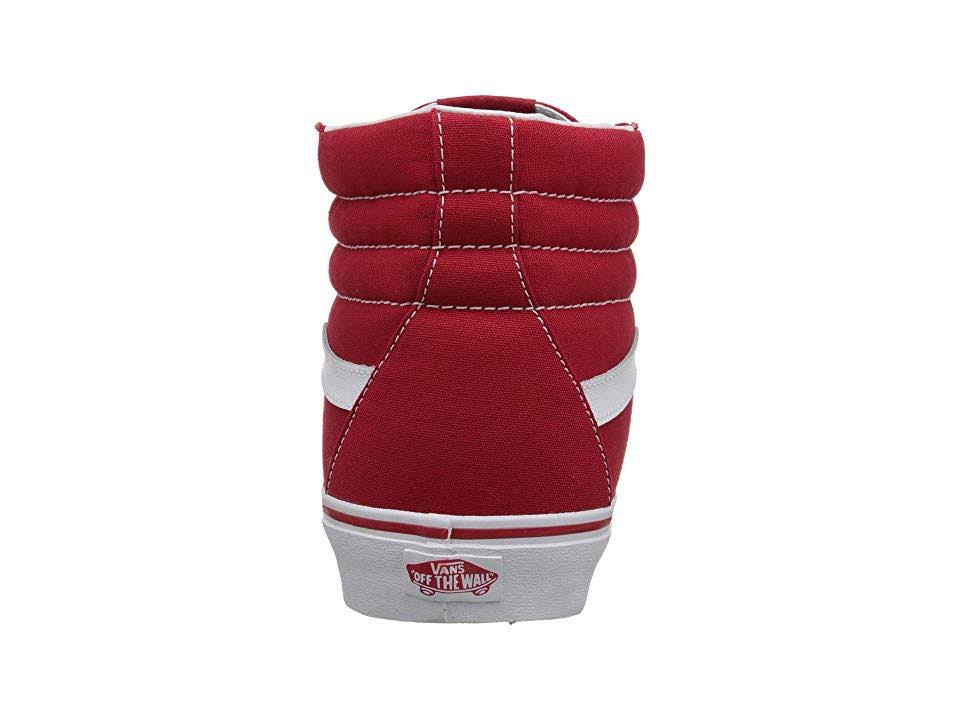 Red Canvas Sk8-Hi I2734