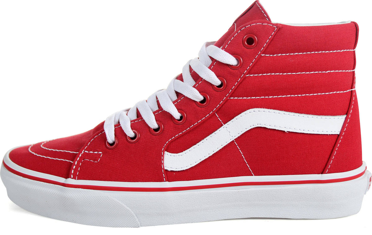 Red Canvas Sk8-Hi I2734