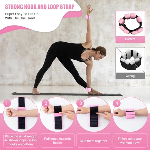 Set of 2 Adjustable Ankle Weights L795521