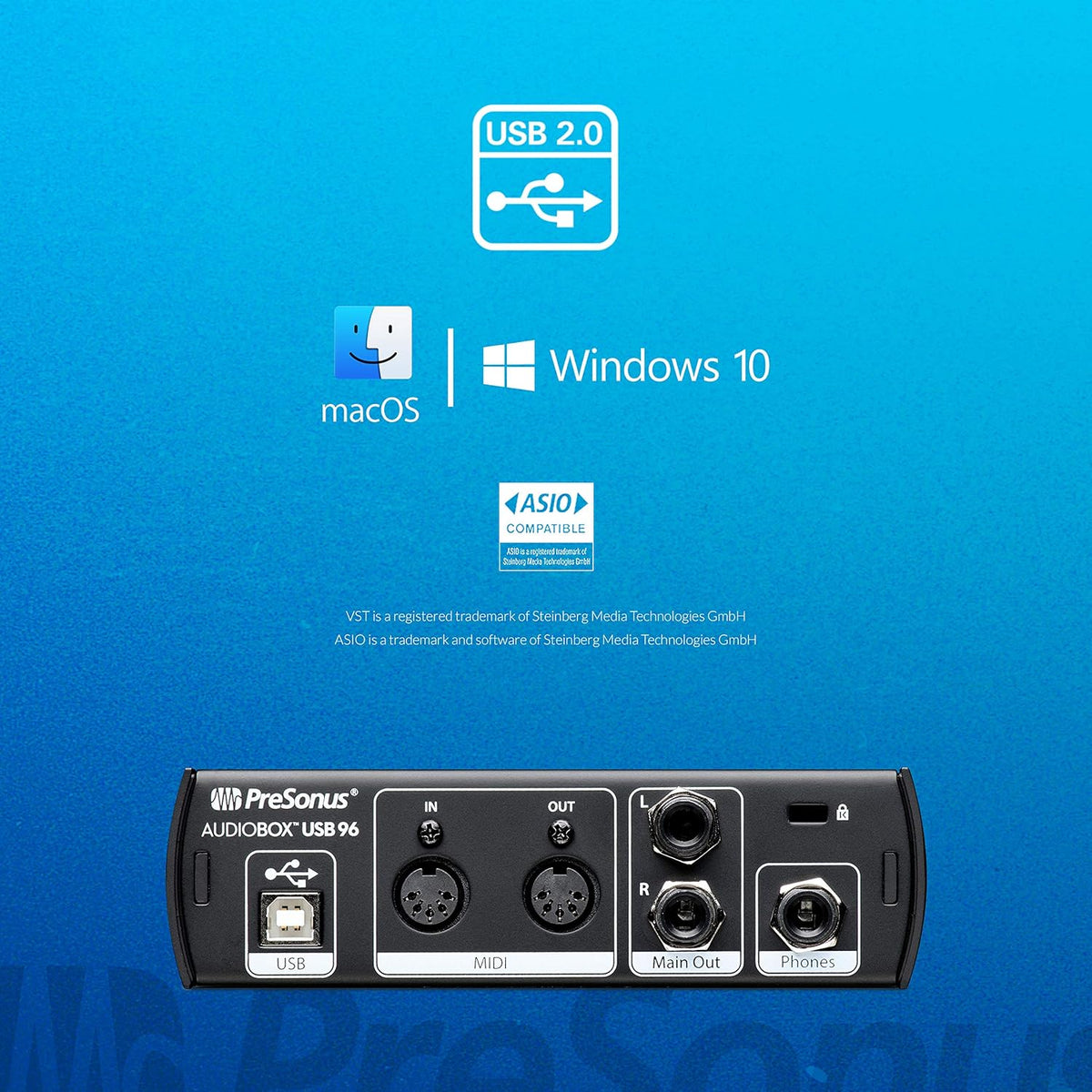 USB 2.0 Recording Bundle with Interface, Headphones, Microphone and Studio One software M735915