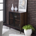 30 Inch Dark Walnut Storage Cabinet K715