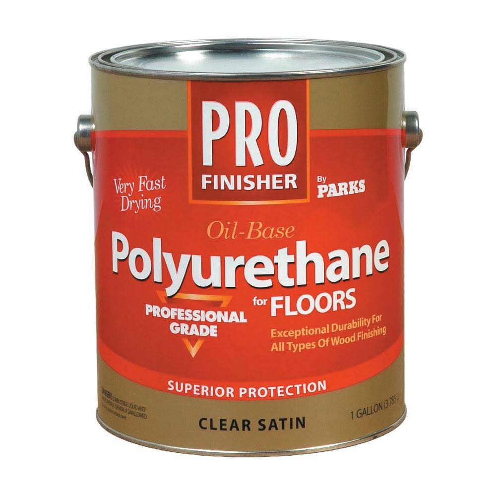 1 gal. Clear Satin Oil-Based Interior Polyurethane for Floors (2-Pack) U9071