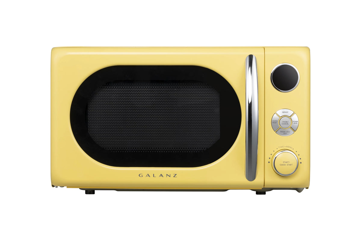 0.7 Cu ft Retro Countertop Microwave Oven, 700 Watts, Blue H848306