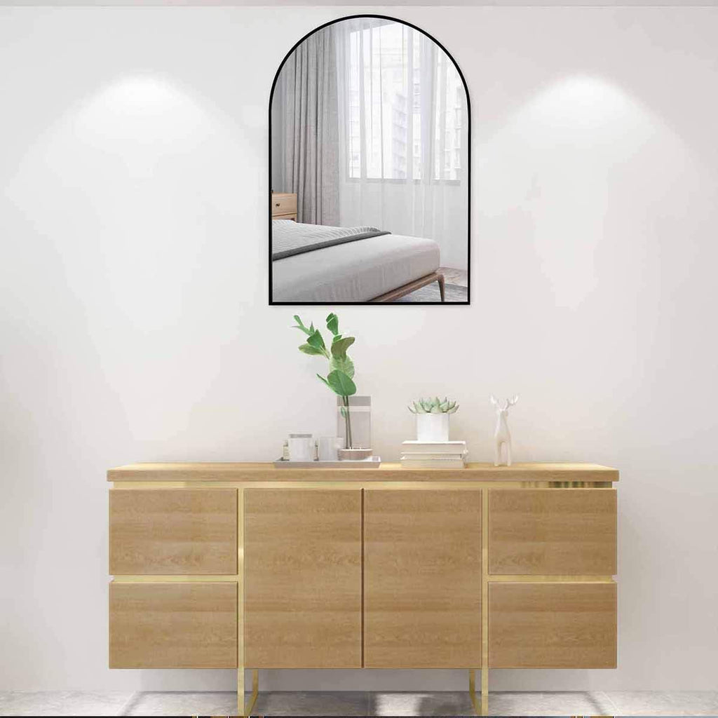 Black 24 x 36 Inch Wall Mounted Vanity Mirror S62984