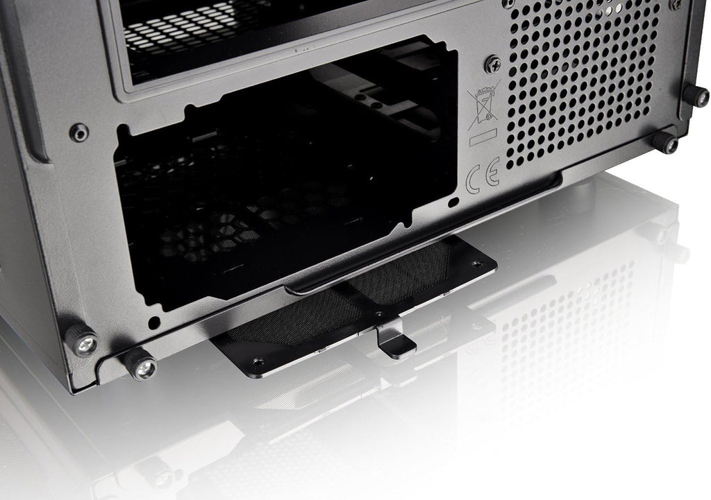 Black SPCC Micro ATX Mini ITX Cube Computer Case with 200mm Front Fan S565756