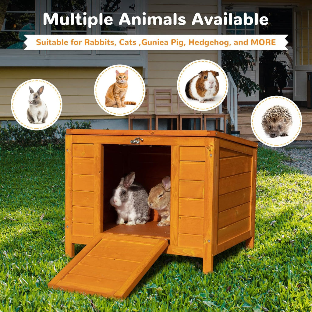 Natural Wooden Small Animal House P5119