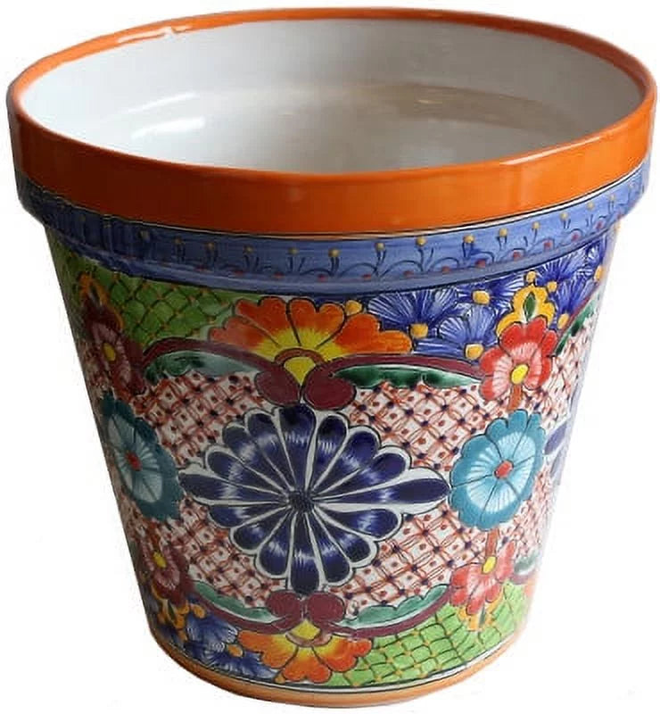Small-Sized Talavera Ceramic Garden Pot I620360