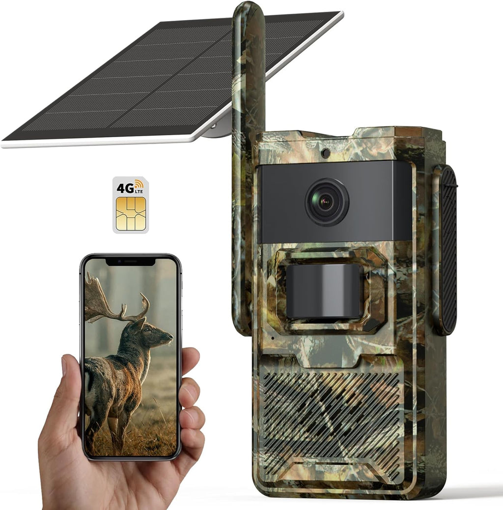 4G LTE Cellular Trail Camera with Solar Power L363