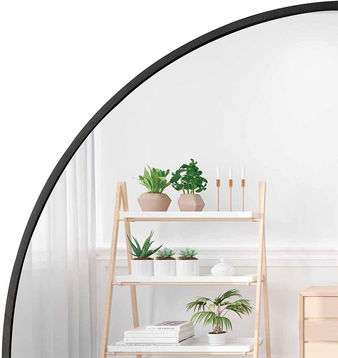 Black 24 x 36 Inch Wall Mounted Vanity Mirror S62984