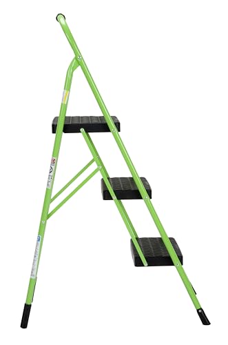 Gray Steel Step Stool A48080
