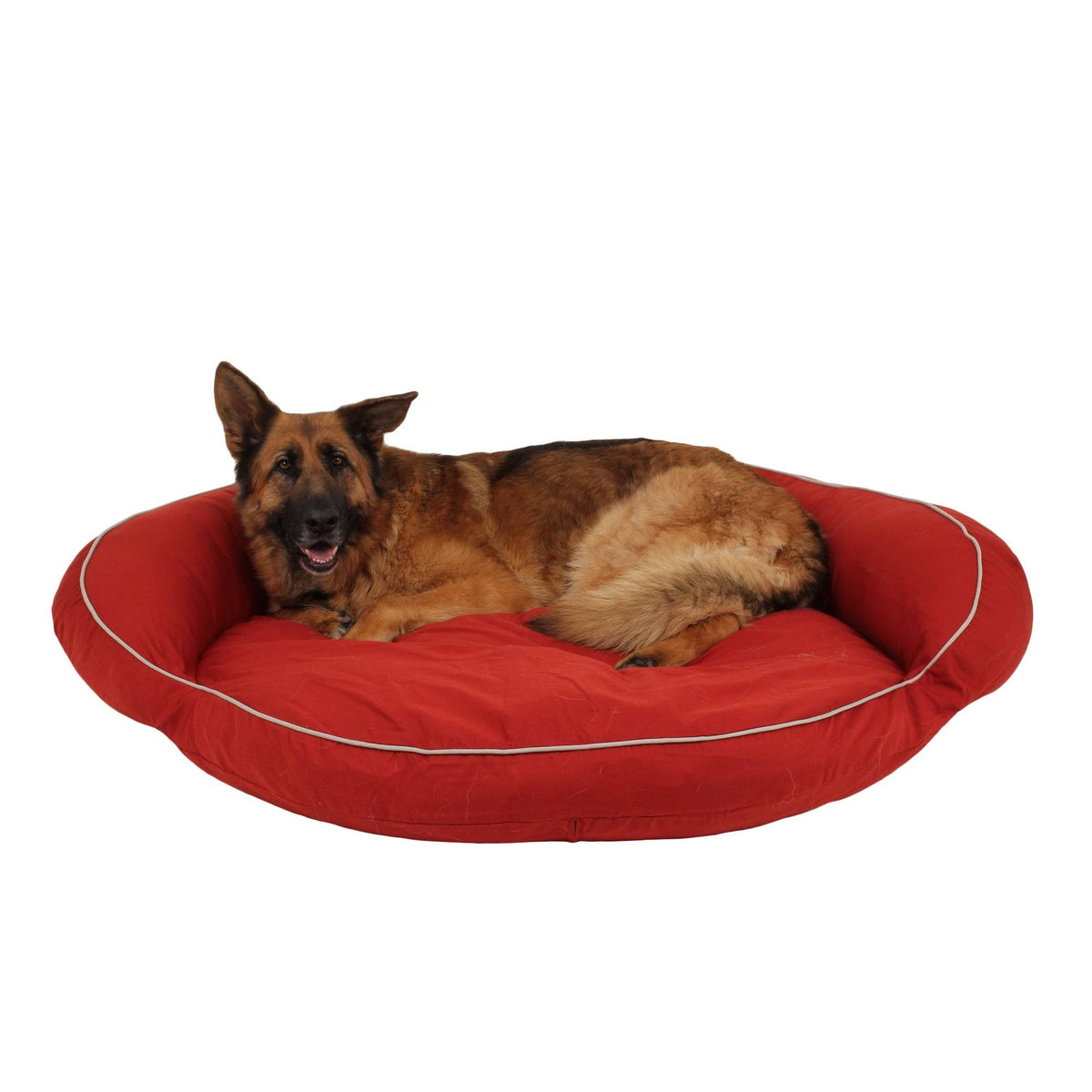 Red Twill Bolster Bed Y651605